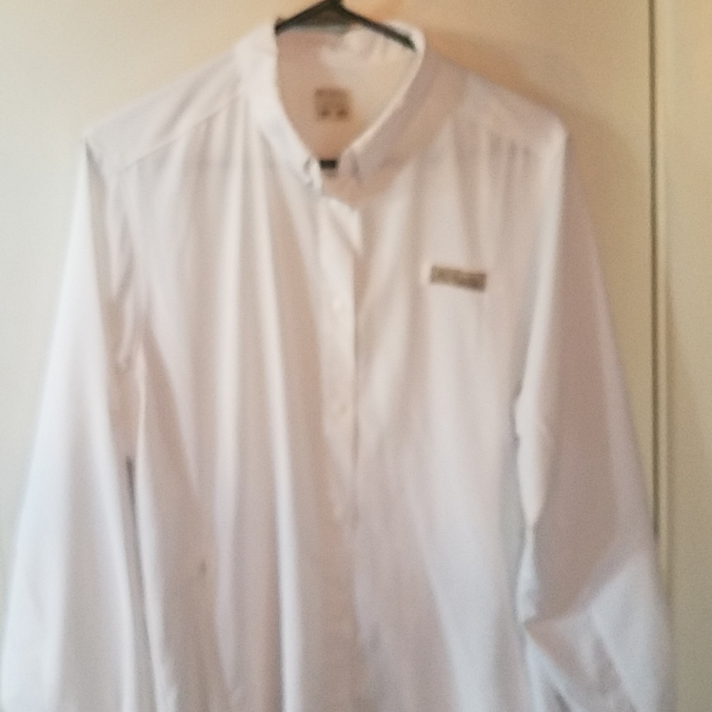Womens large Columbia white blouse